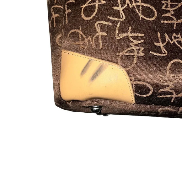 Diane Von Furstenberg DVF Studio Signature Tote Travel Laptop Bag - Picture 3 of 6